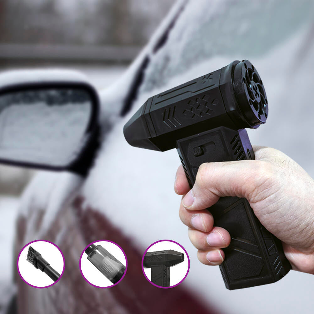 Mini Soplador Aspirador Turbo